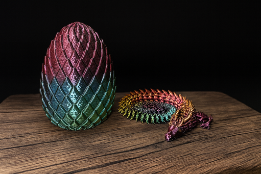 Dragon egg with mini dragon
