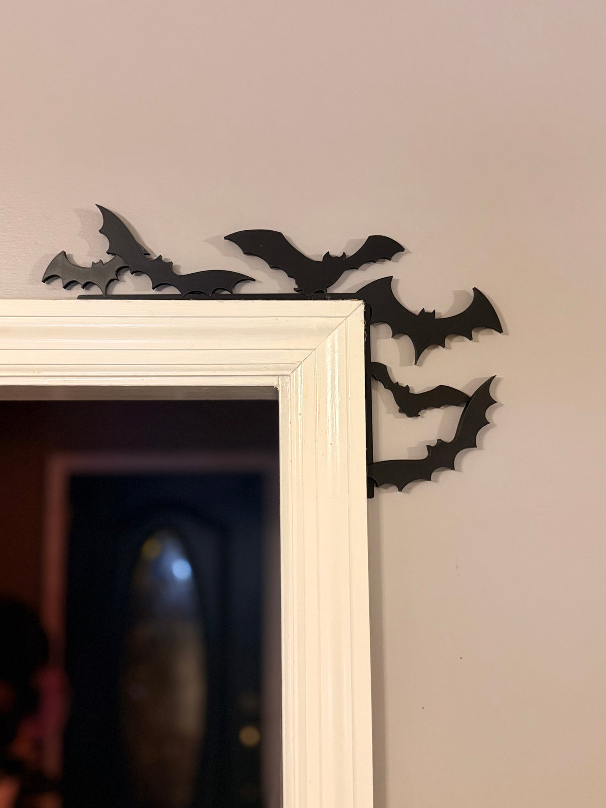 Swarm of Bats Door Corner Topper