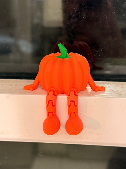 Articulated Pumpkin Shelf Sitter